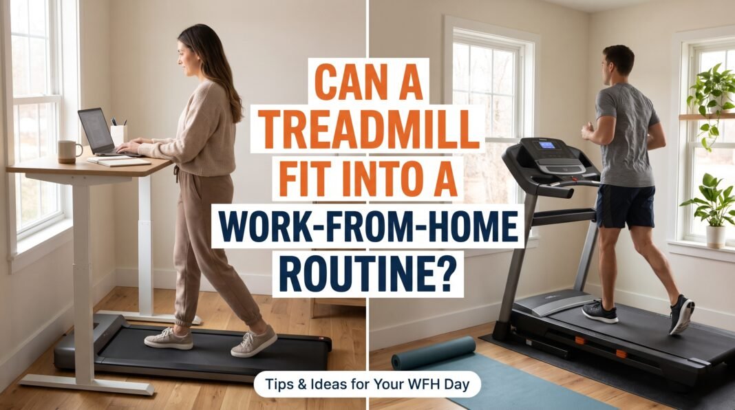 Can a Treadmill Fit Into a Work-From-Home Routine
